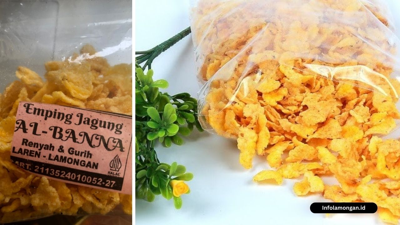 Foto : emping jagung al banna