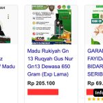 Gambar : Garam dan Madu Rukyah