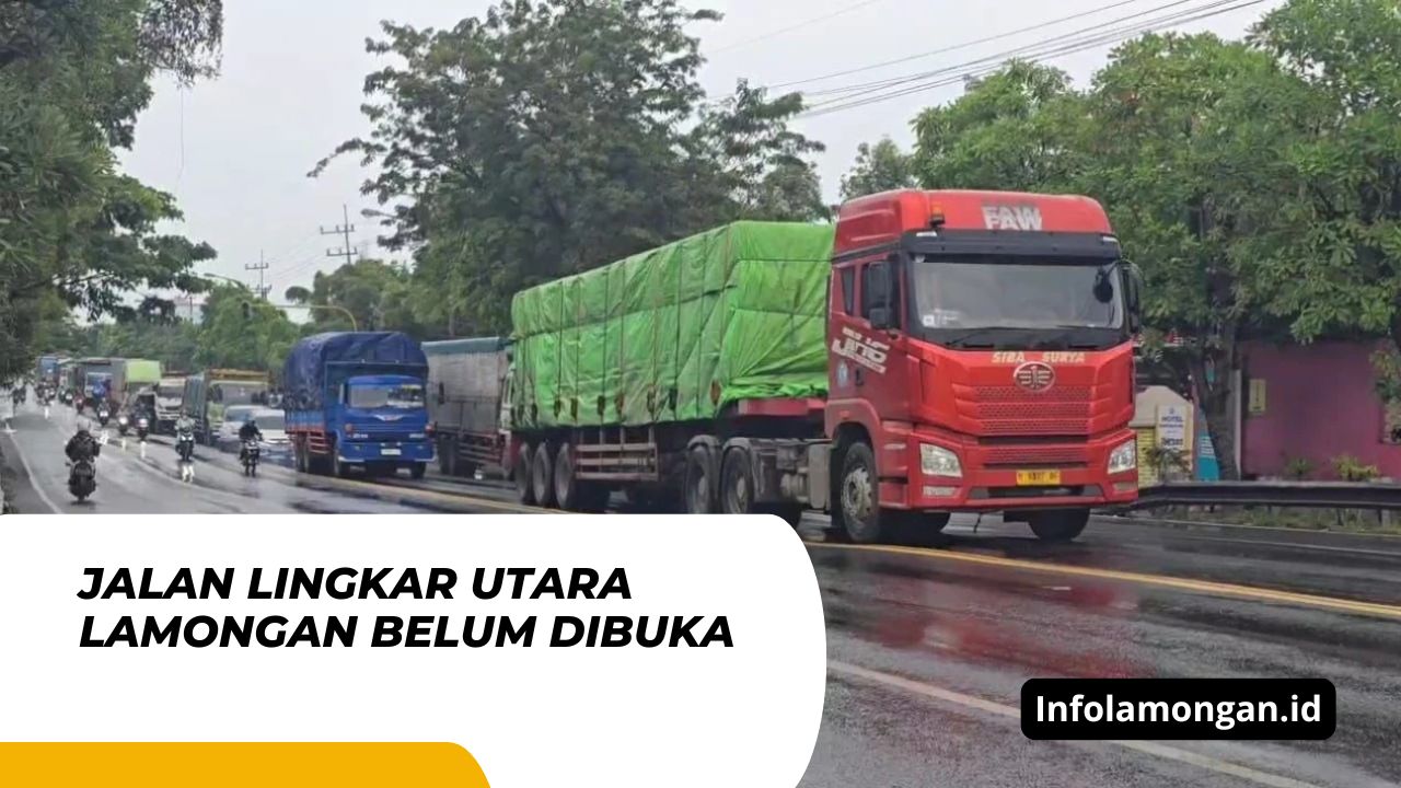 Foto : Jalan raya sekitar Lamongan