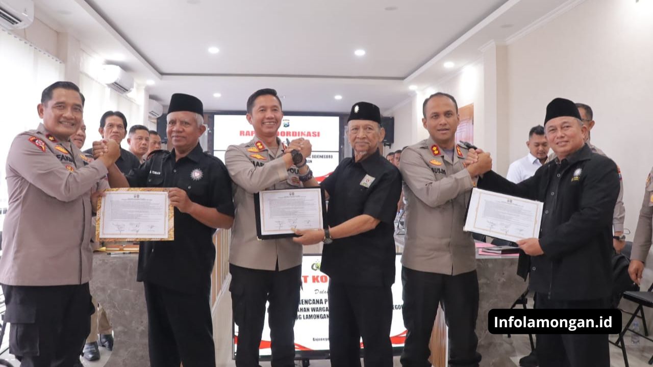 Rapat koordinasi PSHT bersama Kapolres Bojonegoro, Lamongan, dan Tuban 2025