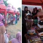 Foto : Suasana bazar di halaman MI Bahrul Ulum