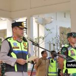 Foto : Polres Lamongan Gelar Apel Pengamanan Pengesahan Warga Baru PSHT