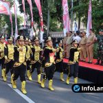 Foto : Start gerak jalan di Pendopo Lokatantra