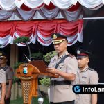Foto : Wakapolres Lamongan memimpin upacara Hari Juang Polri