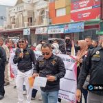 Foto : Aksi damai Kecamatan Sugio