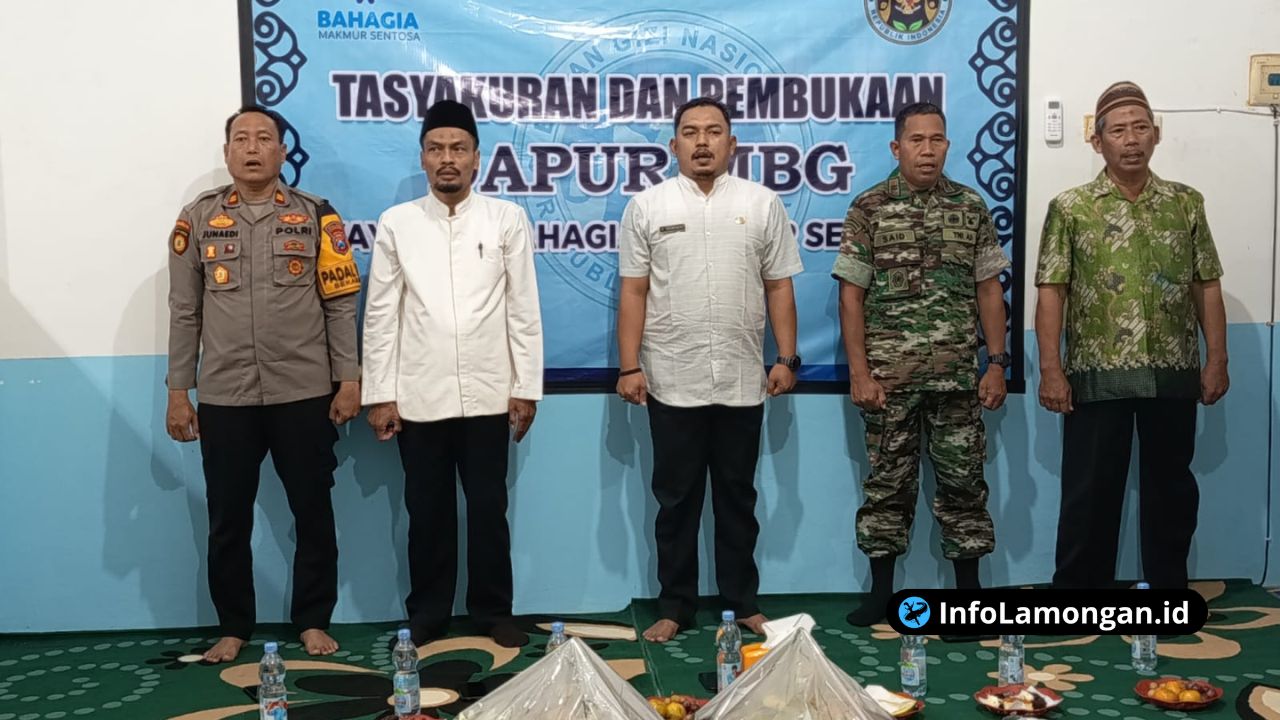 Foto : Polsek Sekaran Dukung Penuh Pembukaan Dapur MBG untuk 2.466 Penerima