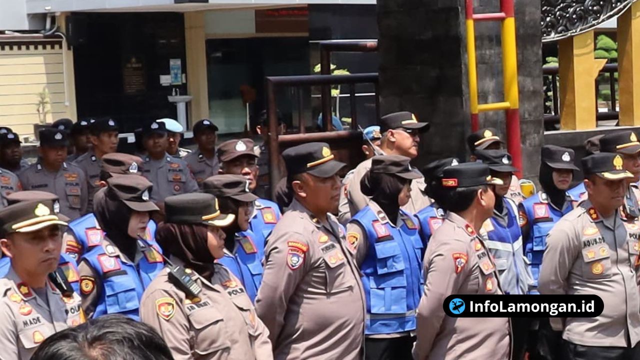Foto : aksi demonstrasi di Kabupaten Lamongan pada Senin (01/09/2025)