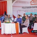 Foto : Dokumentasi Bupati Lamongan Yuhronur Efendi resmikan peletakan batu pertama pembangunan fisik KDMP Sidorejo.