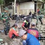 Foto : Dokumentasi Gotong Royong TNI-Rakyat Perkuat Infrastruktur.