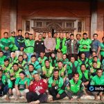 Foto : Dokumentasi Komunitas Ojol Lamongan Sinergi dengan Yayasan Berkas Bersinar Abadi Dukung Aksi Kemanusiaan Ipda Purnomo