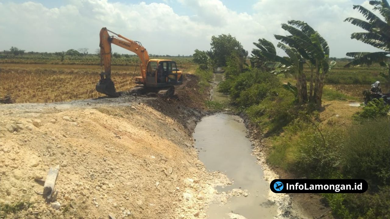 Foto : Dokumentasi Pemkab Lamongan Benahi Saluran Air