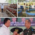Foto : Integrasi peternakan sapi dan unggas dalam kawasan terpadu Kampung Pandu Sakti