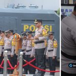 Foto : Kapolres Lamongan AKBP Agus Dwi Suryanto memimpin upacara pengukuhan Pamapta di halaman Mapolres Lamongan yang dihadiri seluruh jajaran.