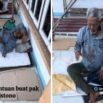 Gambar : Cuplikan layar video TikTok @iqbalharahap_2 yang menunjukkan kondisi Kastono sebelum meninggal