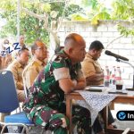 Foto : Dandim 0812 Lamongan Letkol Inf Deni Suryo Anggo Digdo mengikuti Vicon dengan Presiden RI