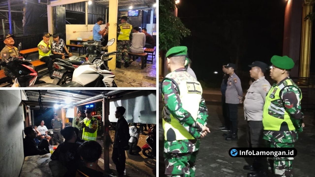 Foto : Interaksi personel gabungan dengan warga masyarakat selama patroli berlangsung