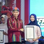 Foto : Pemberian Pneghargaan oleh Pemkab Lamongan, Panggung Bhineka & Gemilang 2025