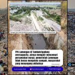 Foto : Tumpukan sampah menggunung melebihi kapasitas di TPA Tambakrigadung, Lamongan
