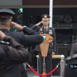 Foto : Wakapolres Lamongan KOMPOL I Made Prawira Wibawa memimpin upacara Hari Pahlawan di Lapangan Apel Mapolres Lamongan