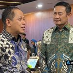 Foto : Bupati Lamongan Yuhronur Efendi (Pak Yes) sedang berbicara dalam rapat koordinasi pengelolaan sampah di Jakarta.