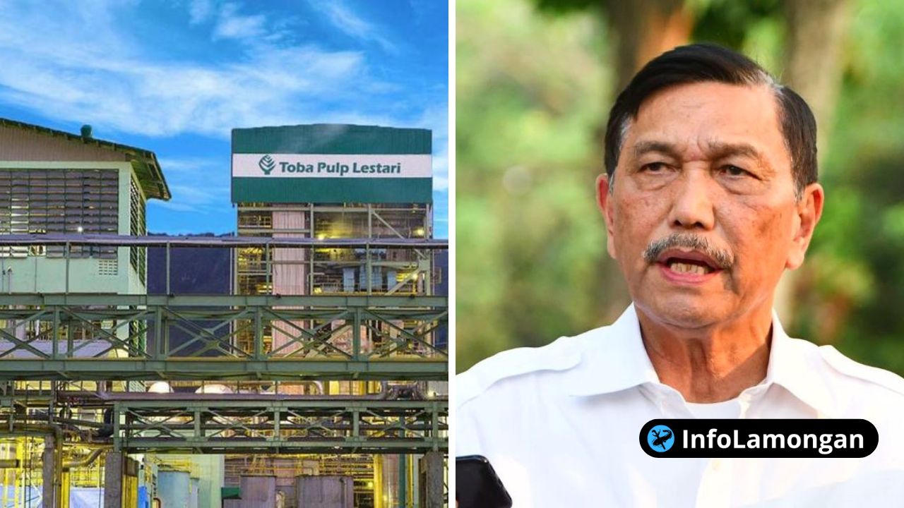 Foto : Toba Pulp Lestari dan luhut binsar pandjaitan