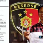 Foto : Potongan atau ilustrasi surat ketetapan tersangka (ST) dengan nomor, identitas & widhi lamong