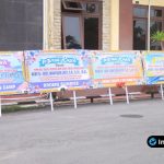 Foto : Puluhan Karangan Bunga Halaman Polres Probolinggo