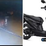 Foto : Rekaman CCTV Pencurian Motor di Area Pondok Pesantren Sungelebak