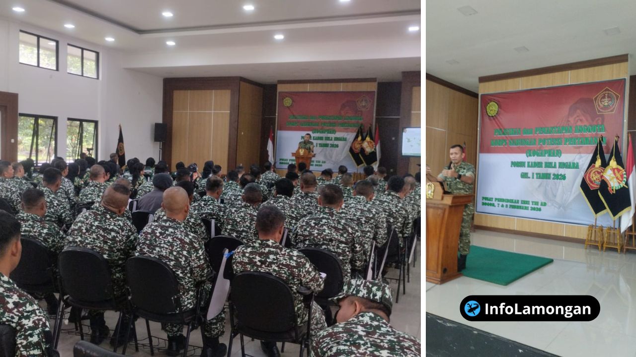 Foto : Suasana sesi pemberian materi dalam ruang kelas di Pusdikzi, dengan peserta serius menyimak paparan narasumber.
