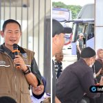 Foto : Dokumentasi Pemkab Lamongan Fasilitasi 146 Pemudik Balik Gratis