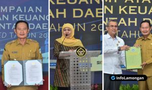 Foto : Dokumntasi Lamongan Serahkan LKPD Unaudited Tahun Anggaran 2025