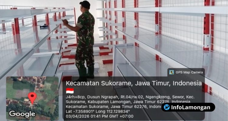 Foto : Dokumentasi Babinsa Kodim 0812Lamongan membantu percepatan penataan KDMP