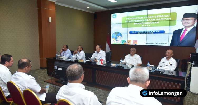 Foto : Dokumentasi Rapat Pemkab Lamongan Siapkan Strategi Total Atasi 550 Ton Sampah Per Hari