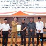 Foto : Dokumentasi Serahkan Rekomendasi LKPJ Bupati 2025