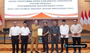 Foto : Dokumentasi Serahkan Rekomendasi LKPJ Bupati 2025