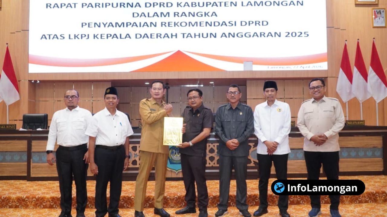 Foto : Dokumentasi Serahkan Rekomendasi LKPJ Bupati 2025