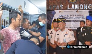 Foto : Dokumntasi Pemriksaan napi oleh lapas Lamongan