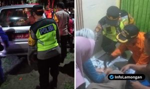Foto : Evakuasi Bocah 8 tahun tewas tenggelam di Kali Pasinan Lamongan