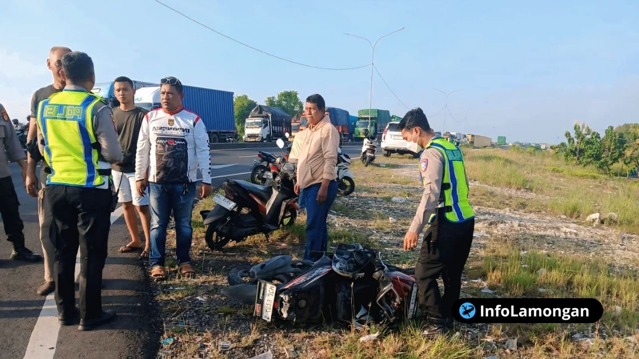 Foto : Kecelakaan di JLU