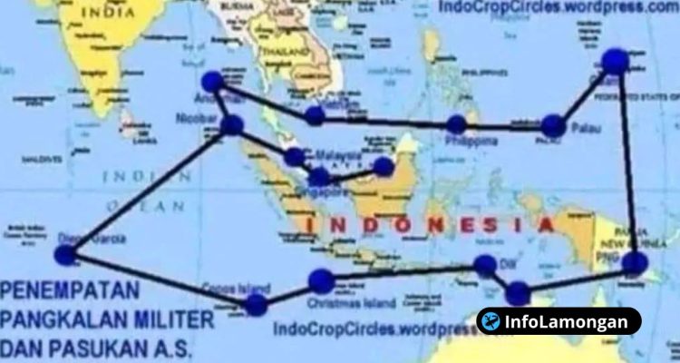 Gambar : Maps titik pangkalan militer AS