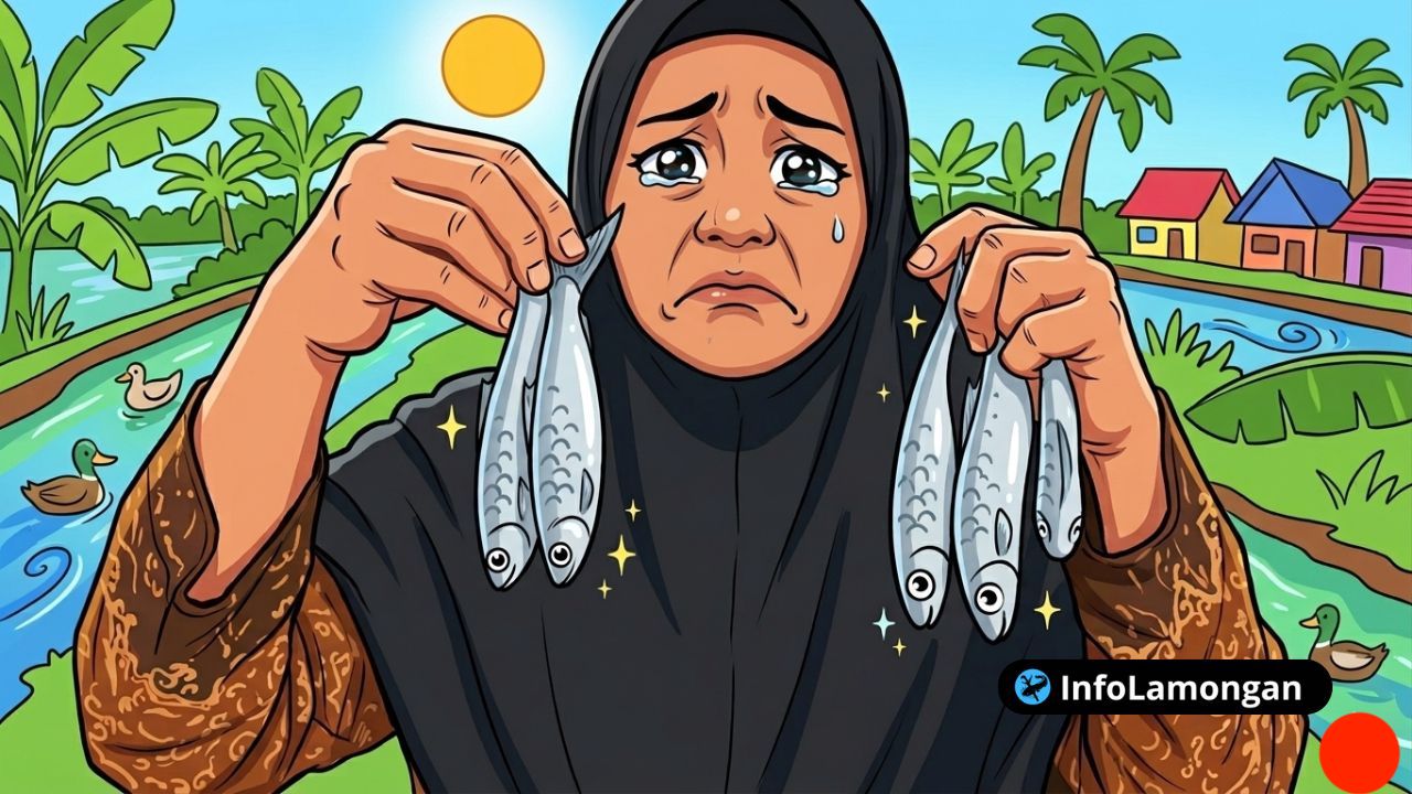 Gambar : ilustrasi petani ikan lamongan setelah banjir 4 bulan hasil tidak memuaskan