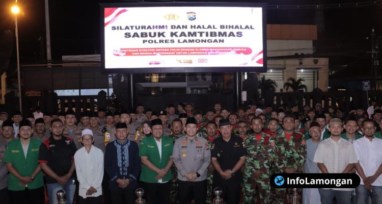 Foto : Dokumentasi Halal Bihalal Polres Lamongan