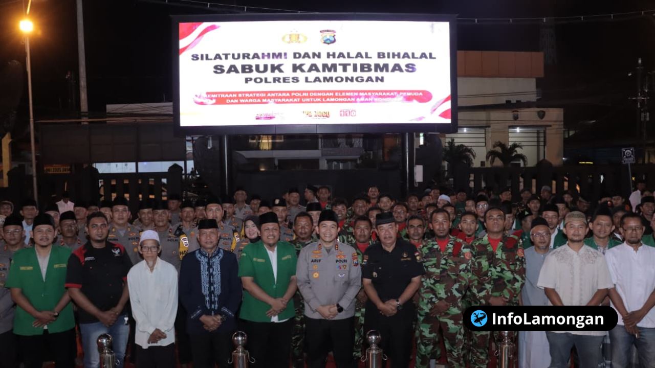 Foto : Dokumentasi Halal Bihalal Polres Lamongan